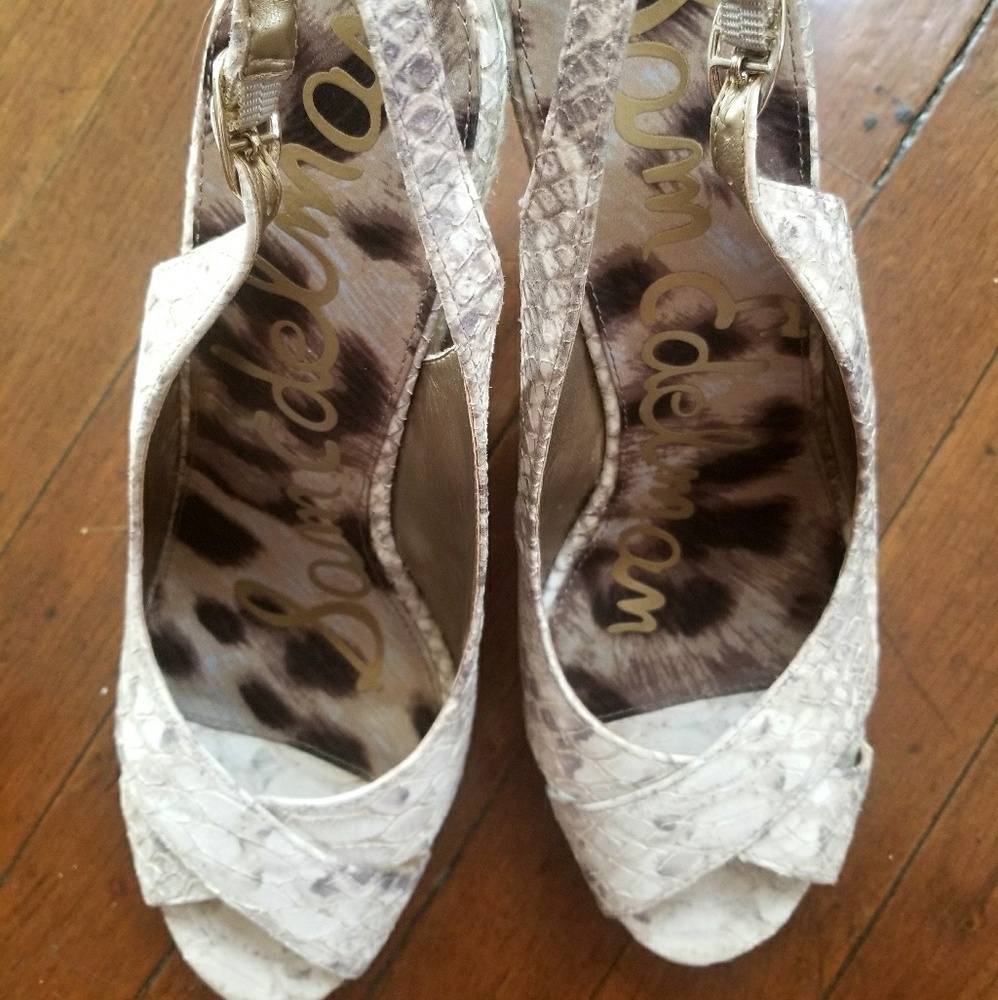 Sam Edelman sling back wedge